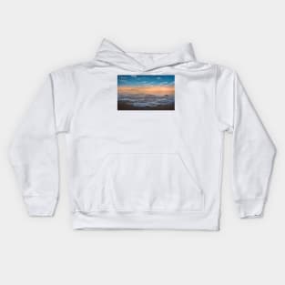 The waves are coming closer Kids Hoodie